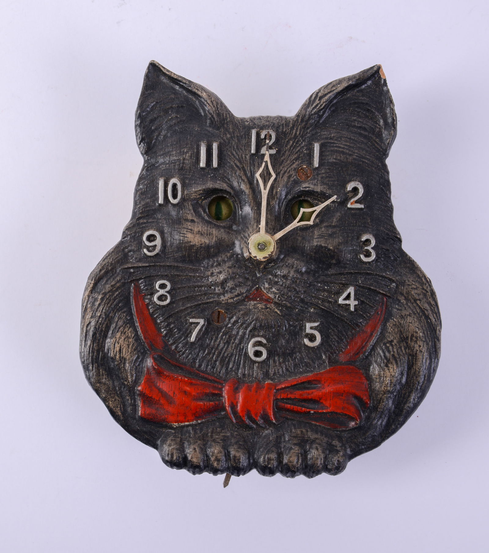 Keebler Clock Co. Cat Form Wall Clock. (1 of 3)