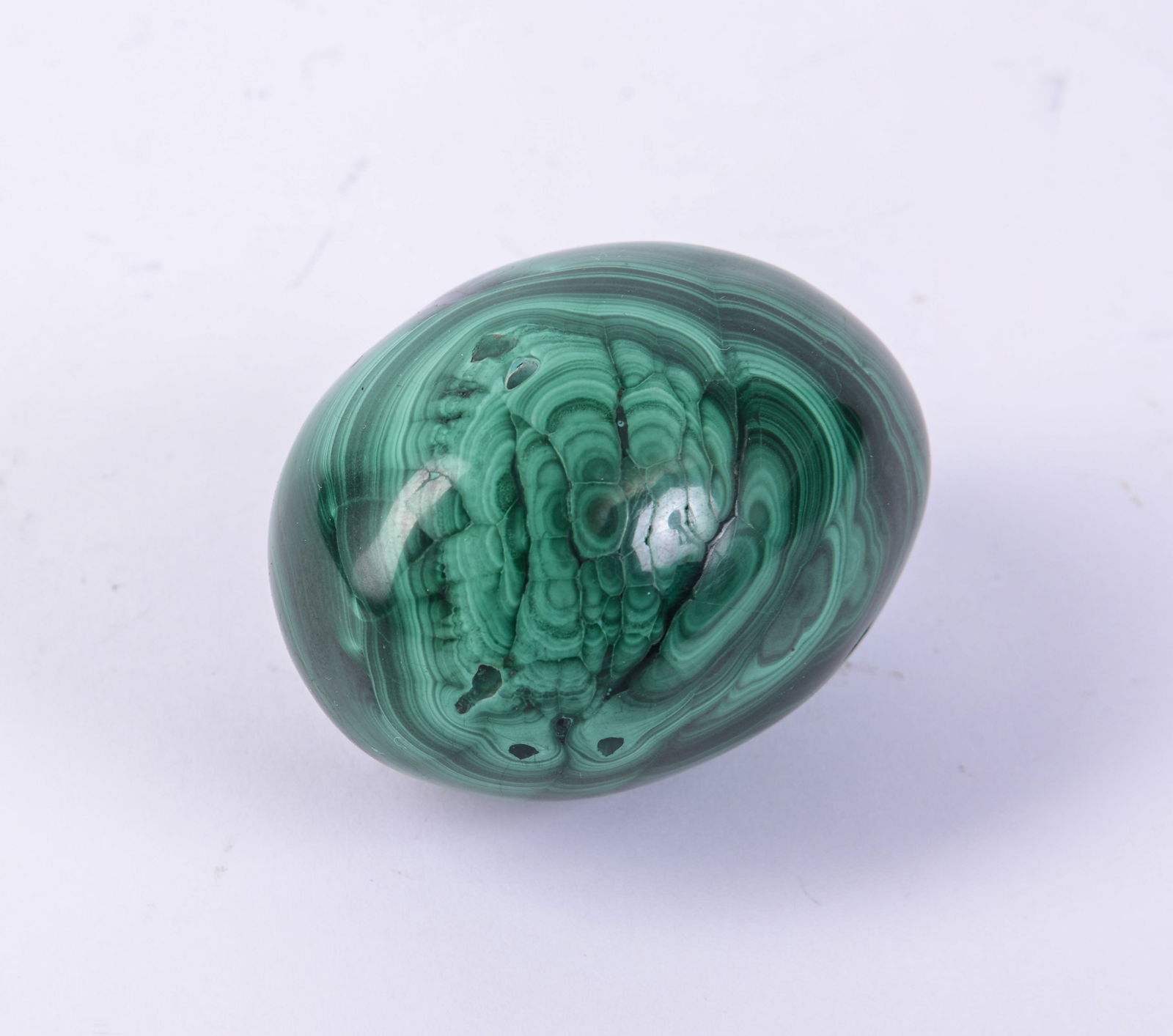 Green Malachite Egg. - 2