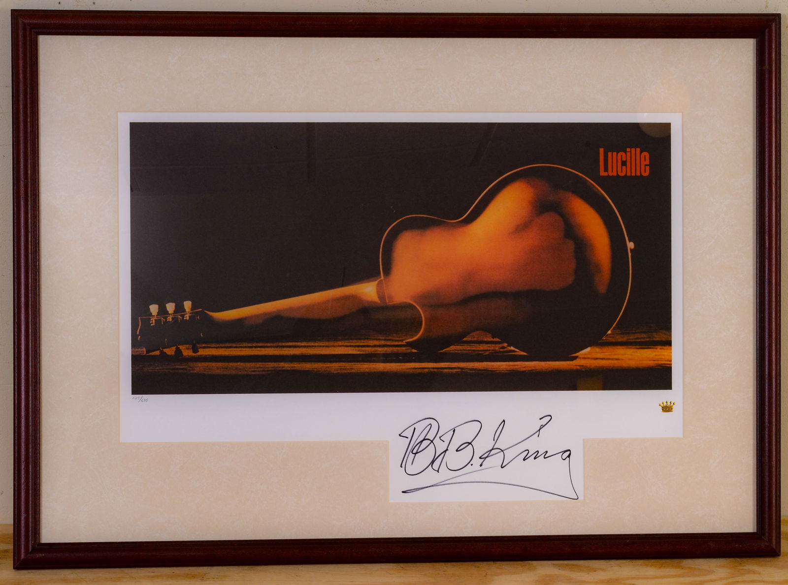 BB King Lucille Limited Edition Signed Print. (1 of 4)