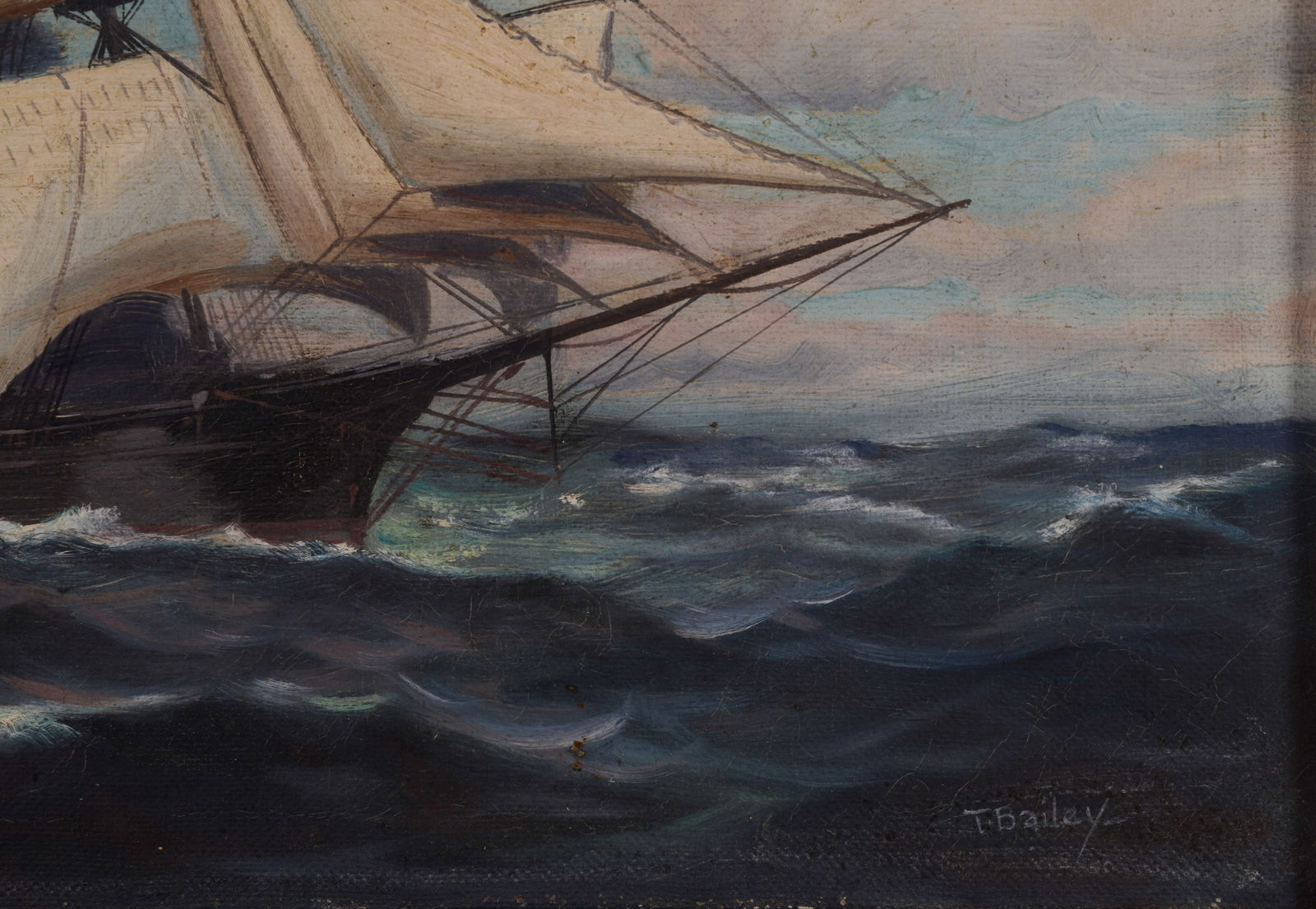 T. Bailey. Sailing Ship. - 2