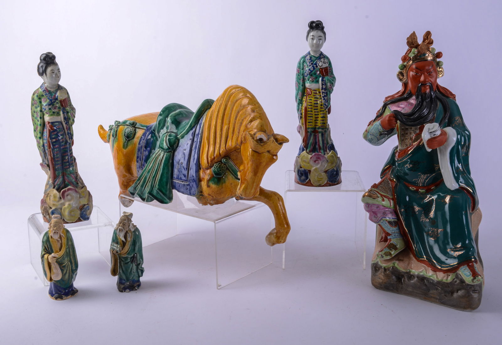 Group of Chinese Porcelain Figures. (1 of 3)