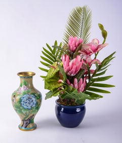 Chinese Cloisonne Vase.