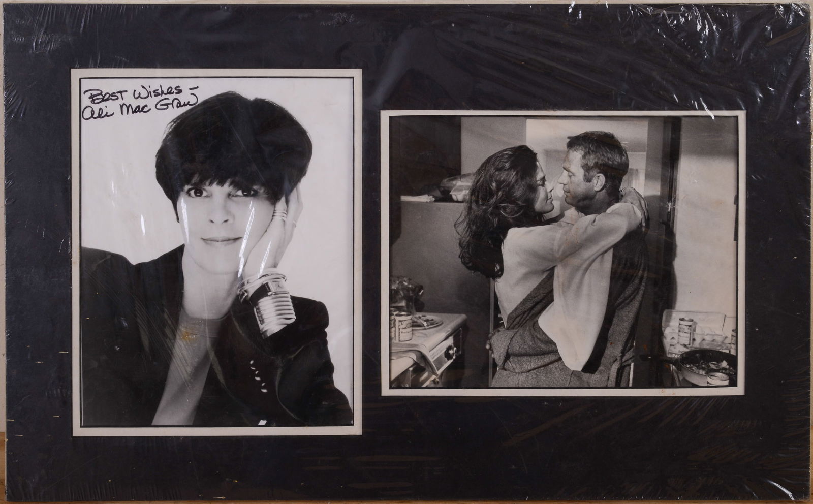 Ali MacGraw Autographed Photo.: Matted, 13 x 21 inches.