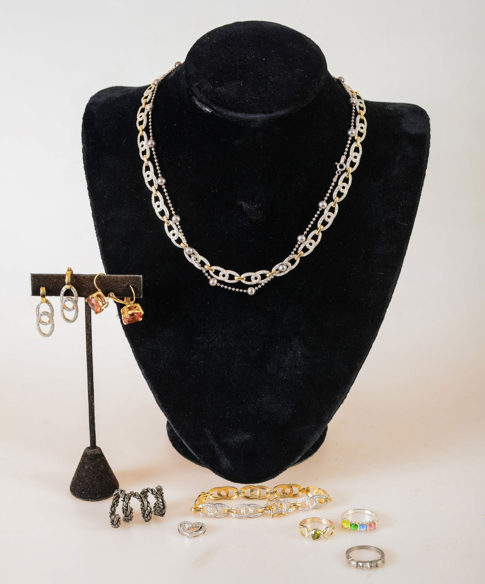 Group of Costume Jewelry. (1 of 9)