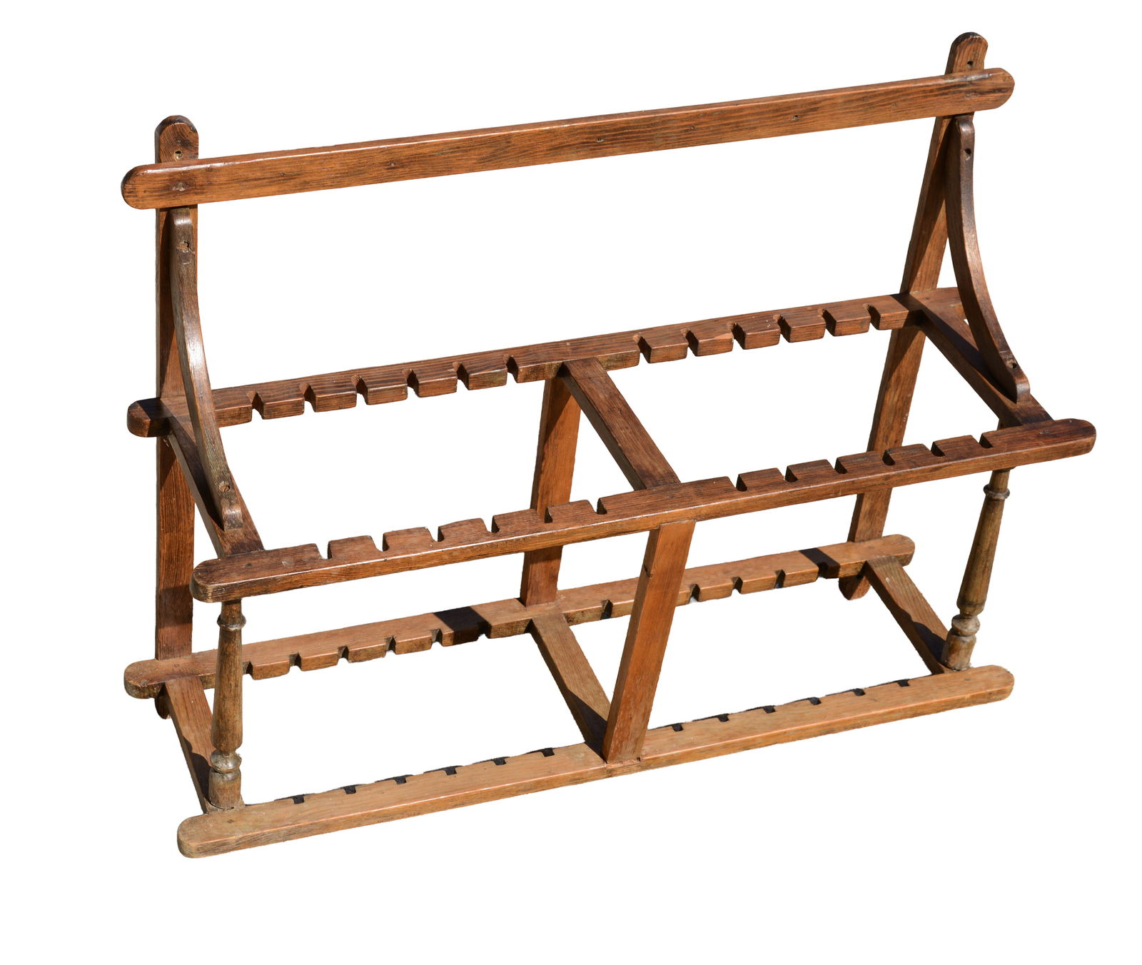 Antique Wall Hanging Plate Rack. (1 of 2)