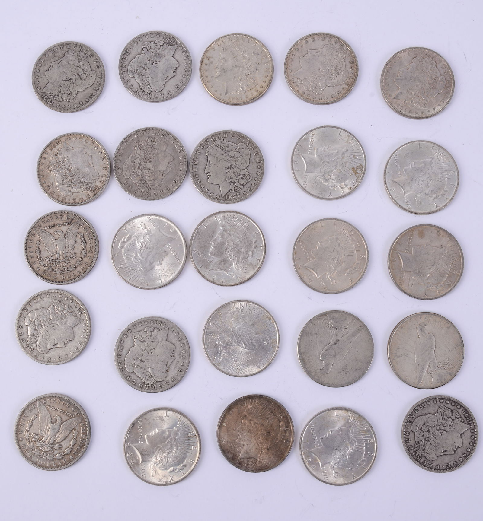 Twenty-Five Liberty Dollars. - 2