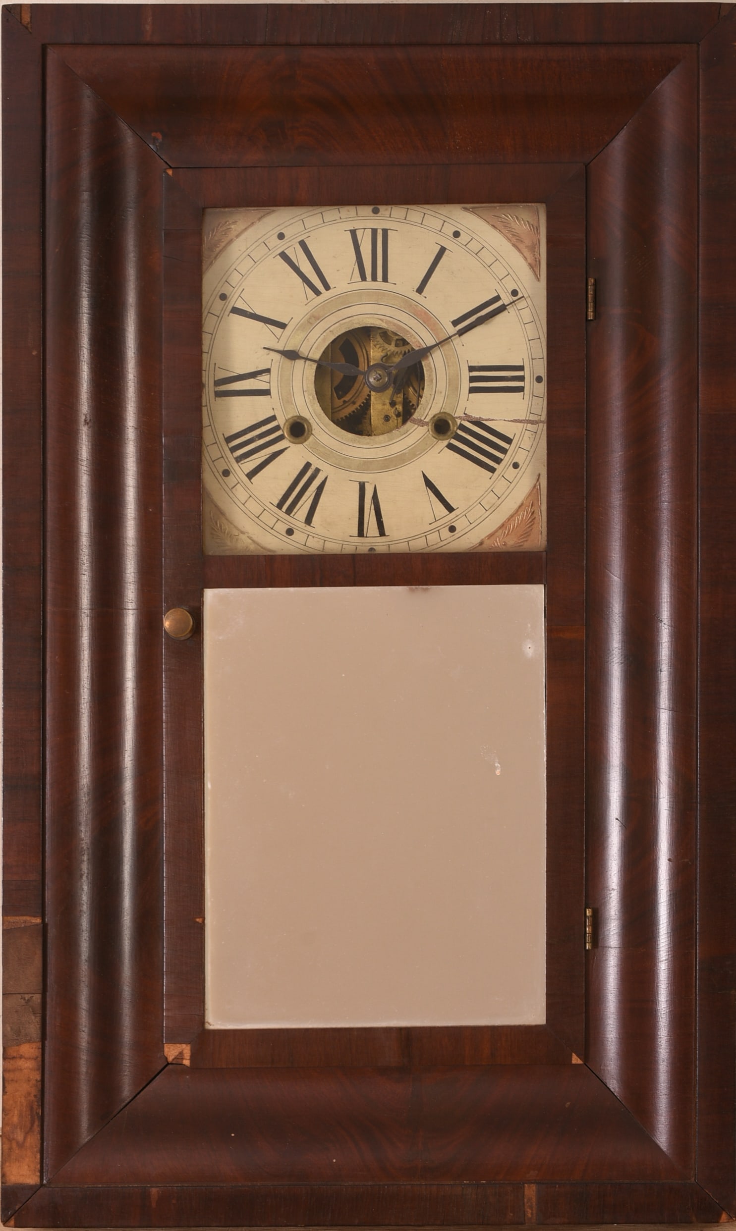 Shelf Clock.: Height 26 inches. Untested.