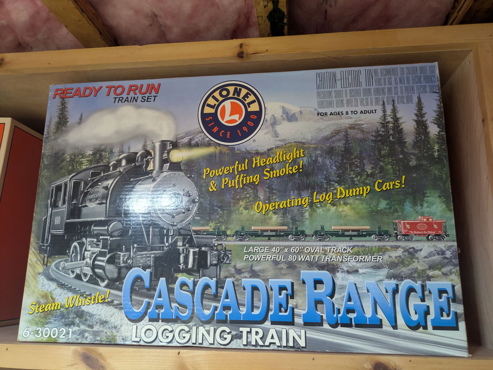 Lionel Cascade Range Logging Train.: New in box.