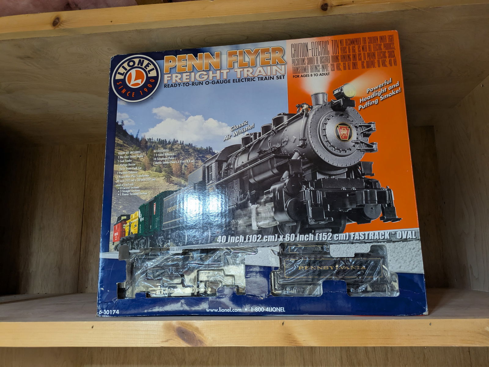 Lionel Penn Flyer Freight Train Set.: Lionel Boston Red Sox Steam Berkshire Set.