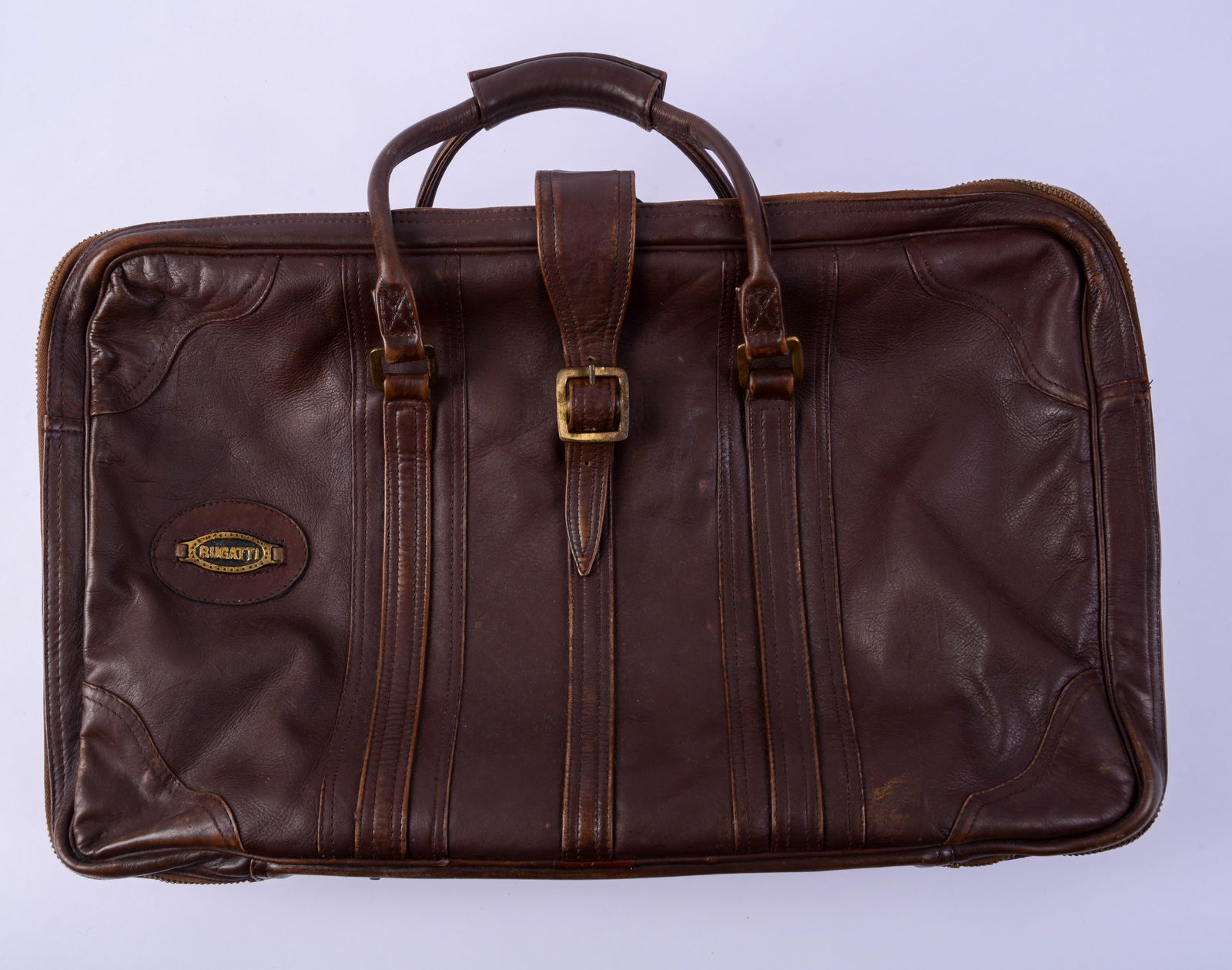 Bugatti Leather Briefcase.: 24 x 14 inches, some wear.