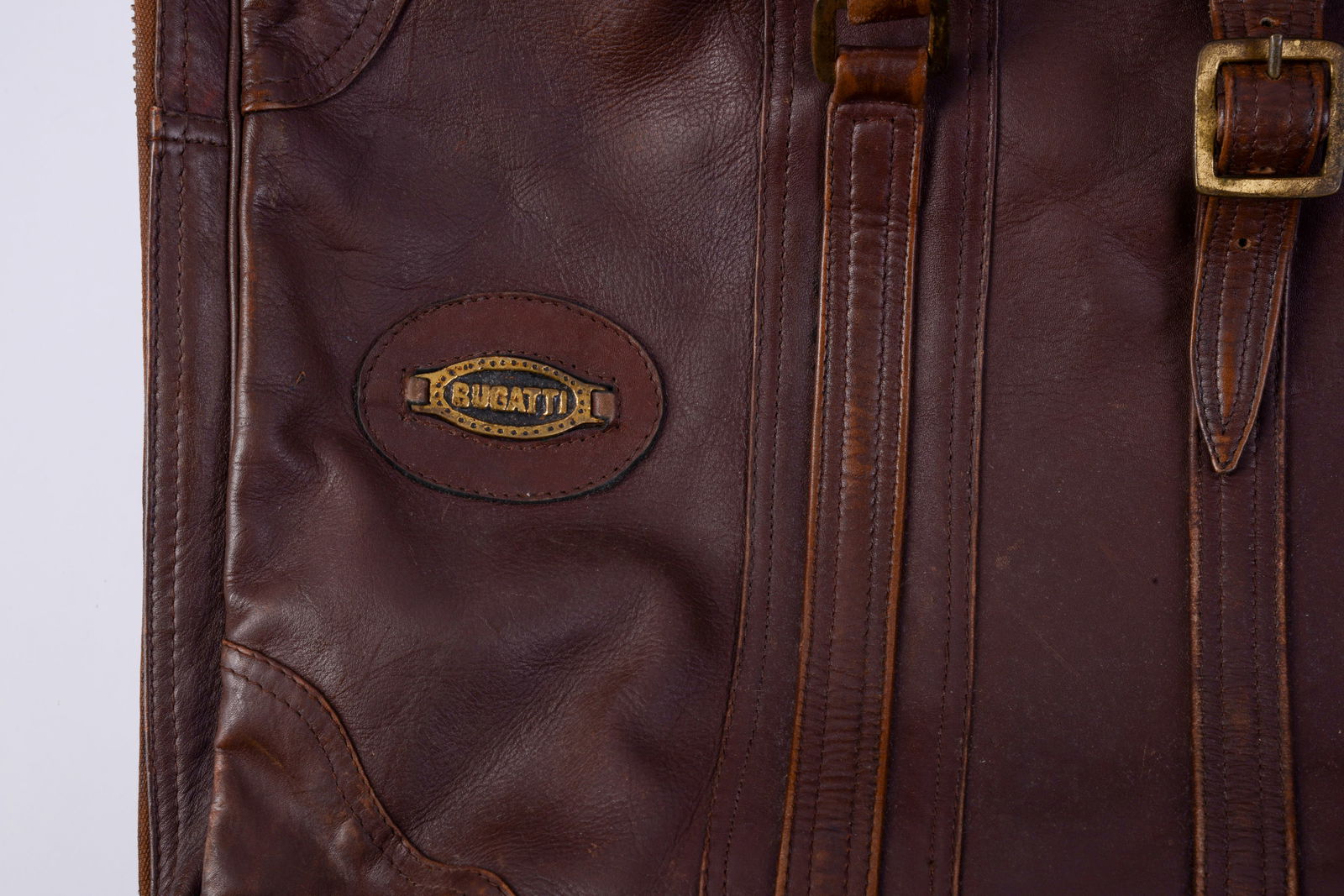 Bugatti Leather Briefcase. - 2