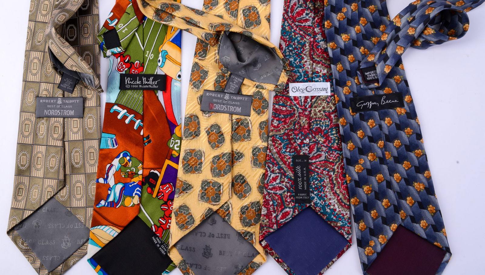 Five Designer Neckties. - 3