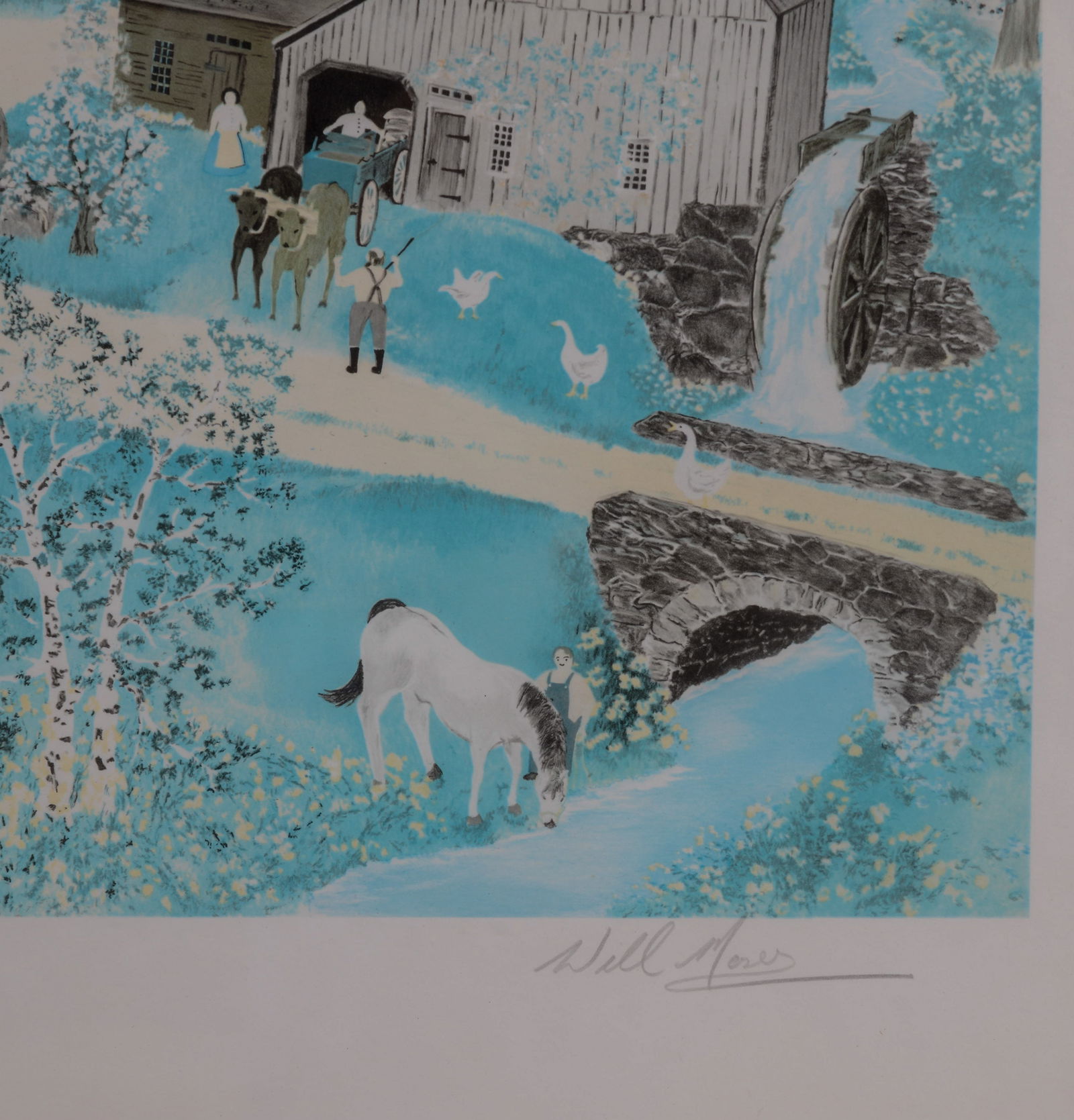 Signed Will Moses Print. - 2