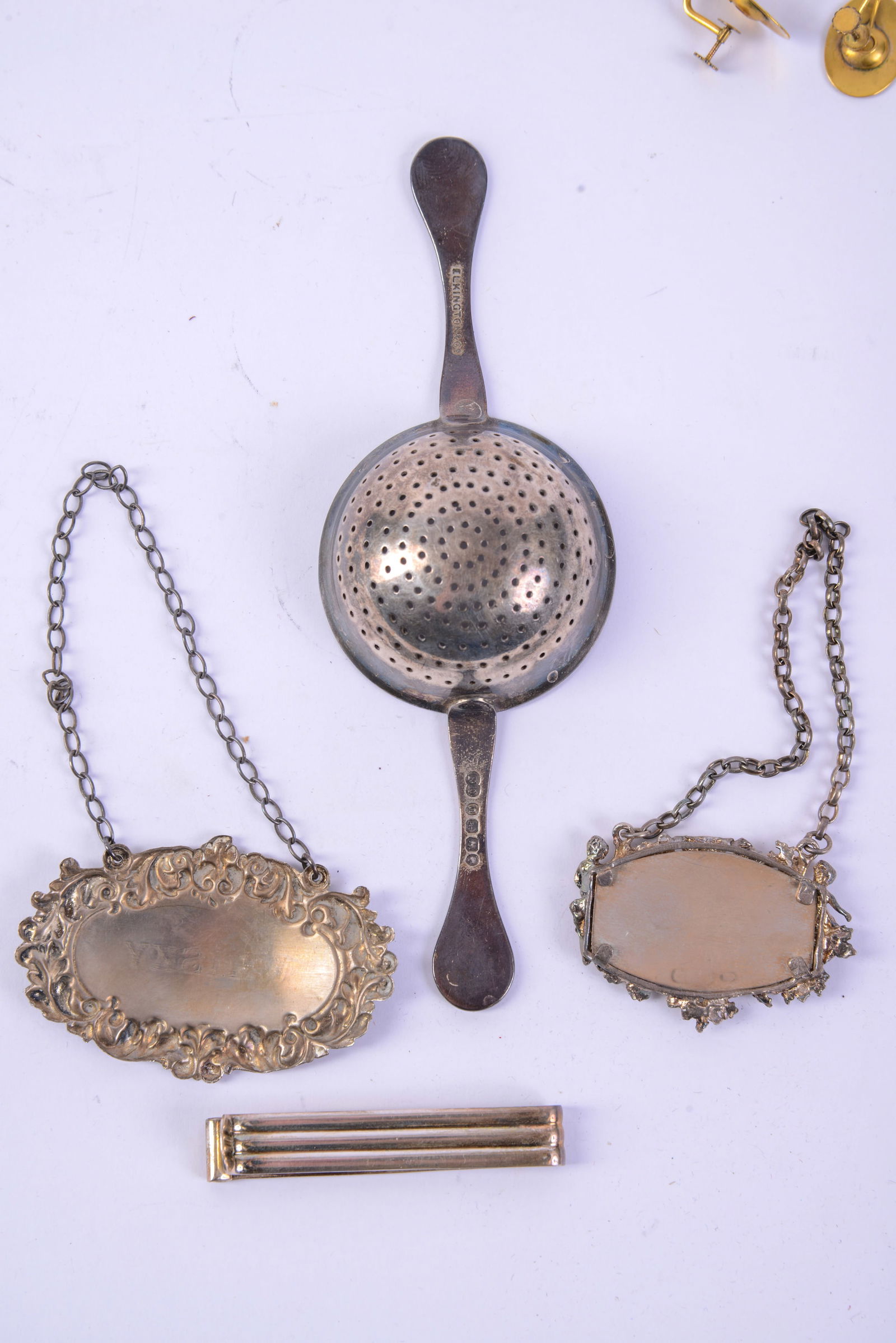 Three Sterling Pieces. - 3