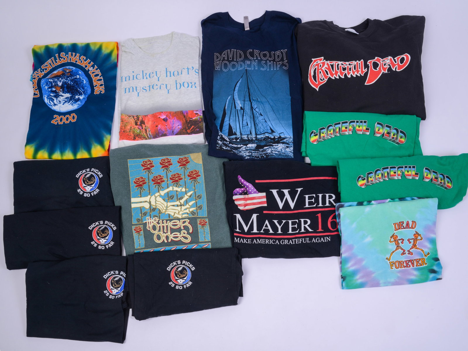 Eight XXL Grateful Dead Tees. (1 of 9)