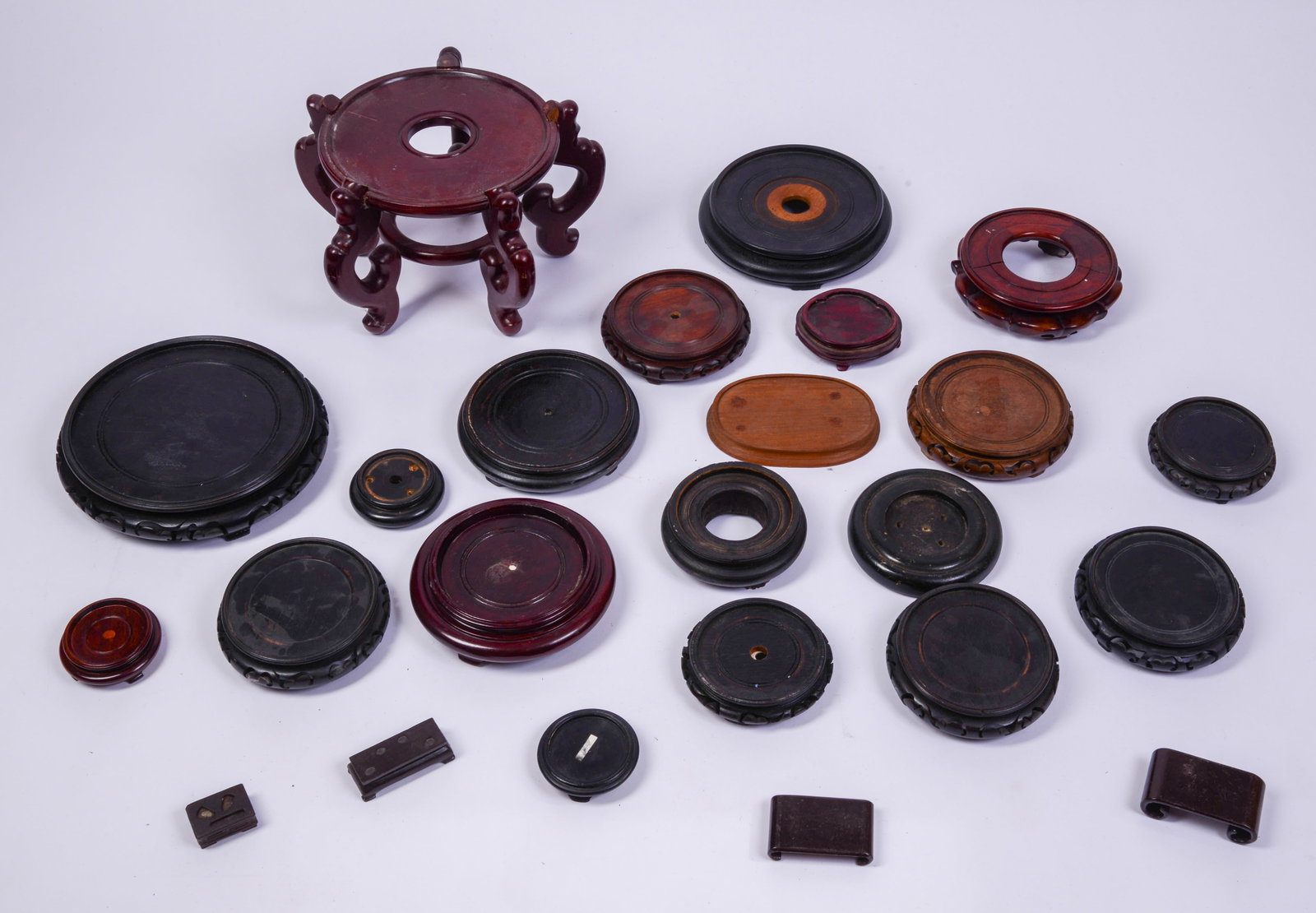 Large Group of Hardwood Stands. (1 of 3)