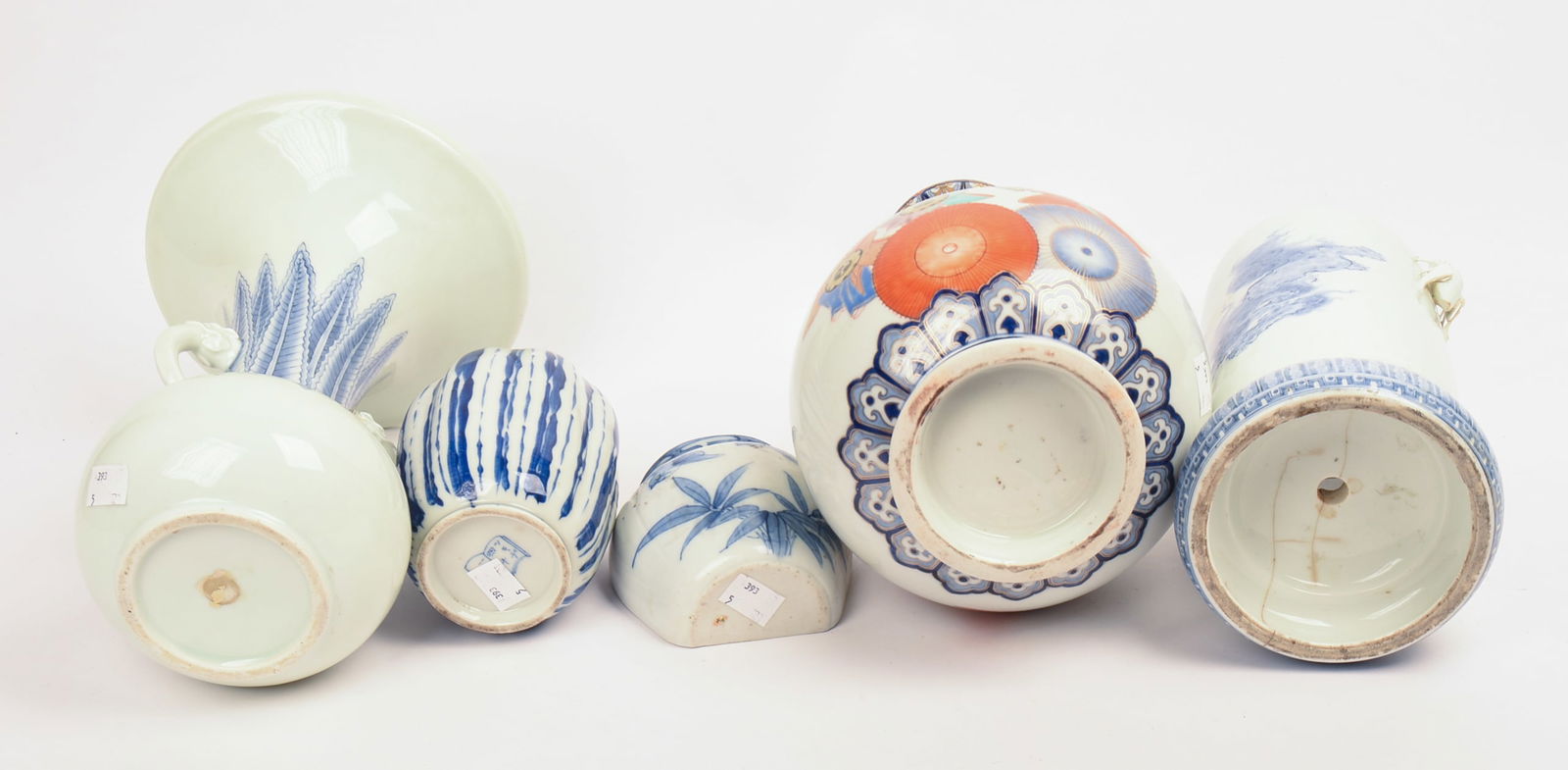 Five Chinese Vases. - 6