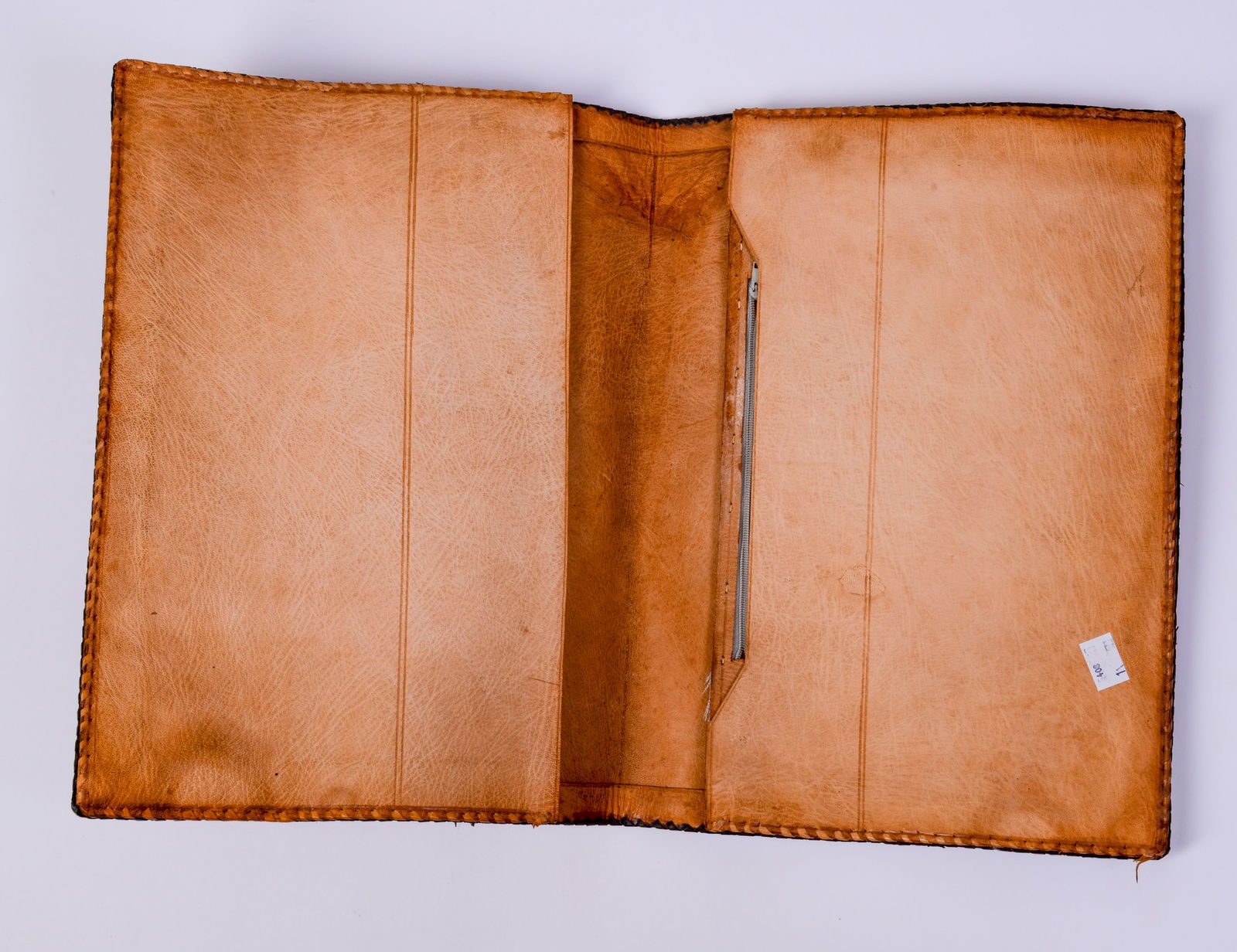 Snakeskin Foldover Folio. - 2