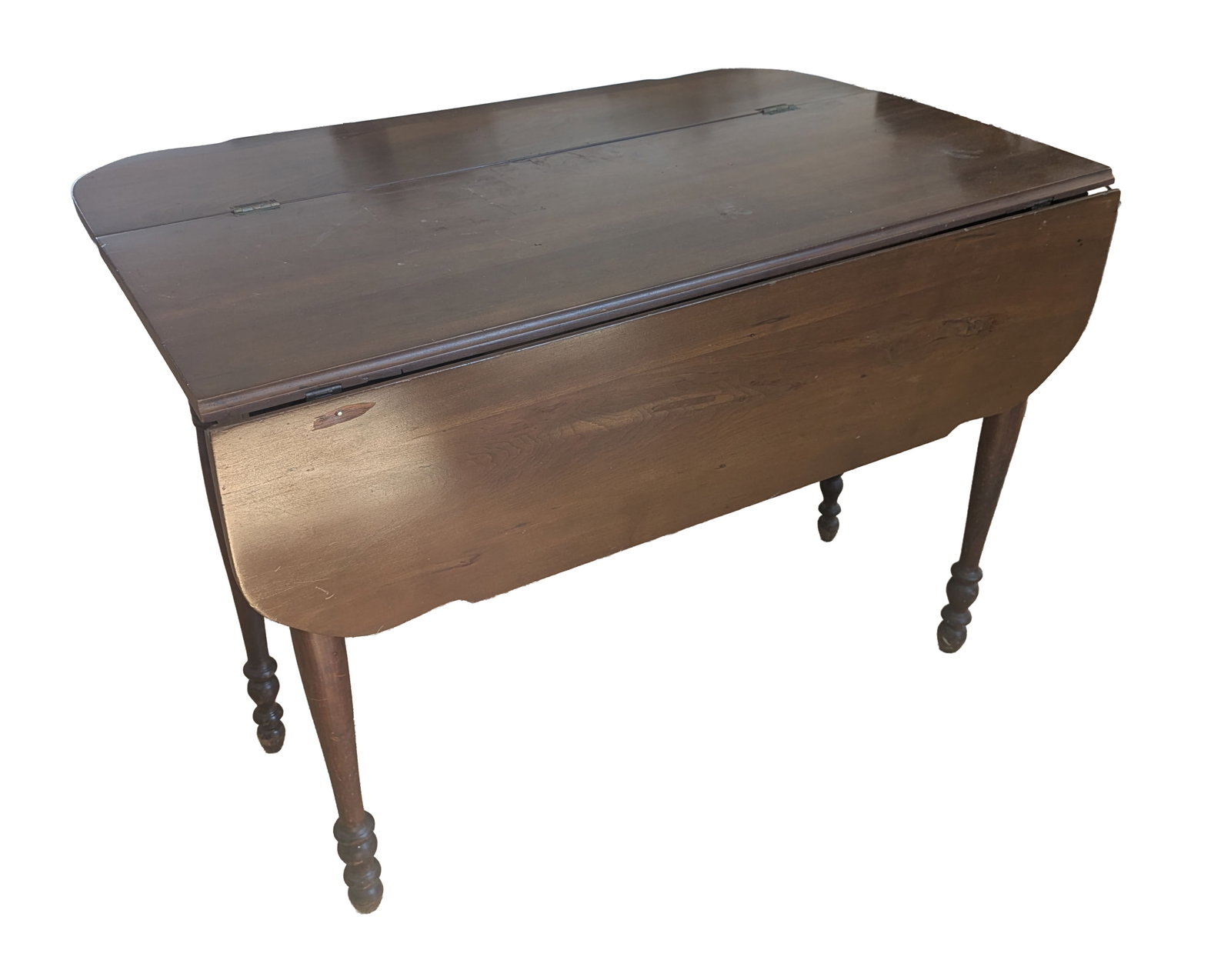 Sheraton Drop Leaf Table. (1 of 2)