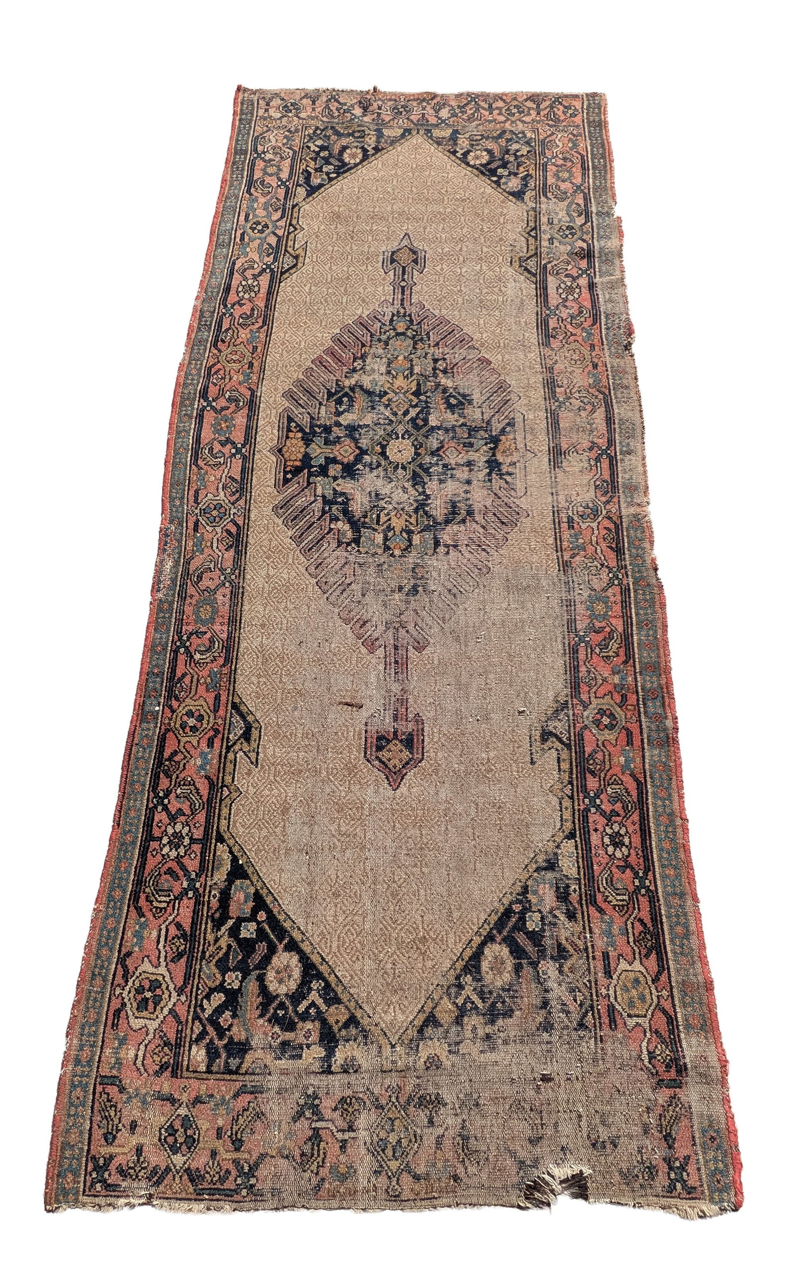 19th C Persian Rug: 3' 5" x 8' 6"