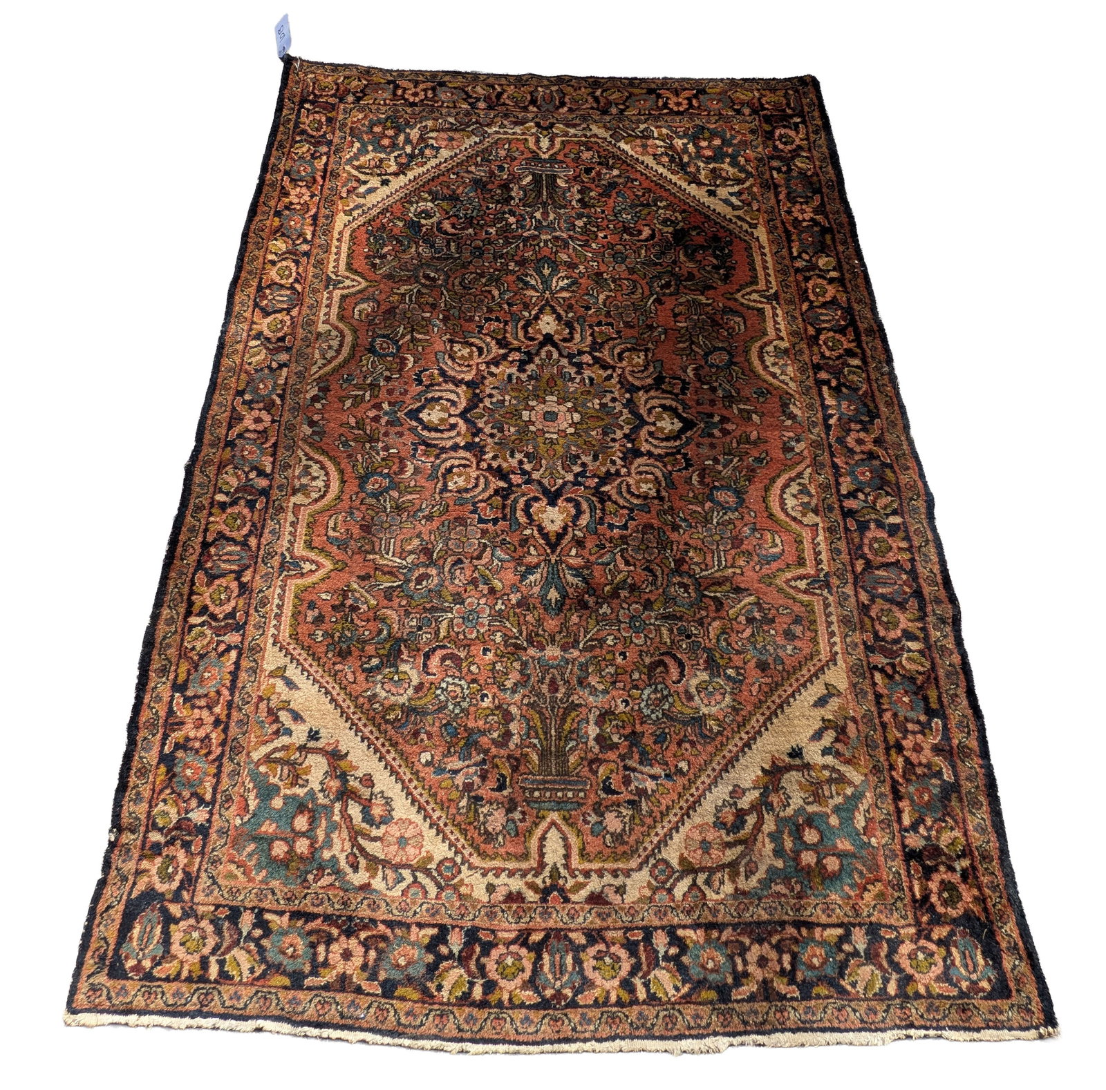 Antique Persian Rug: 4' 8" x 6' 6"