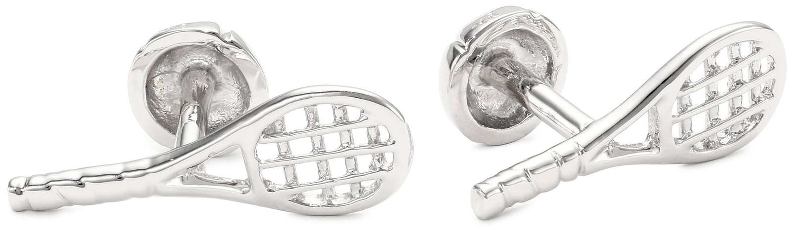 ROTENIER "Novelty" Sterling Silver Tennis Racquet and Ball Cufflinks (1 of 3)