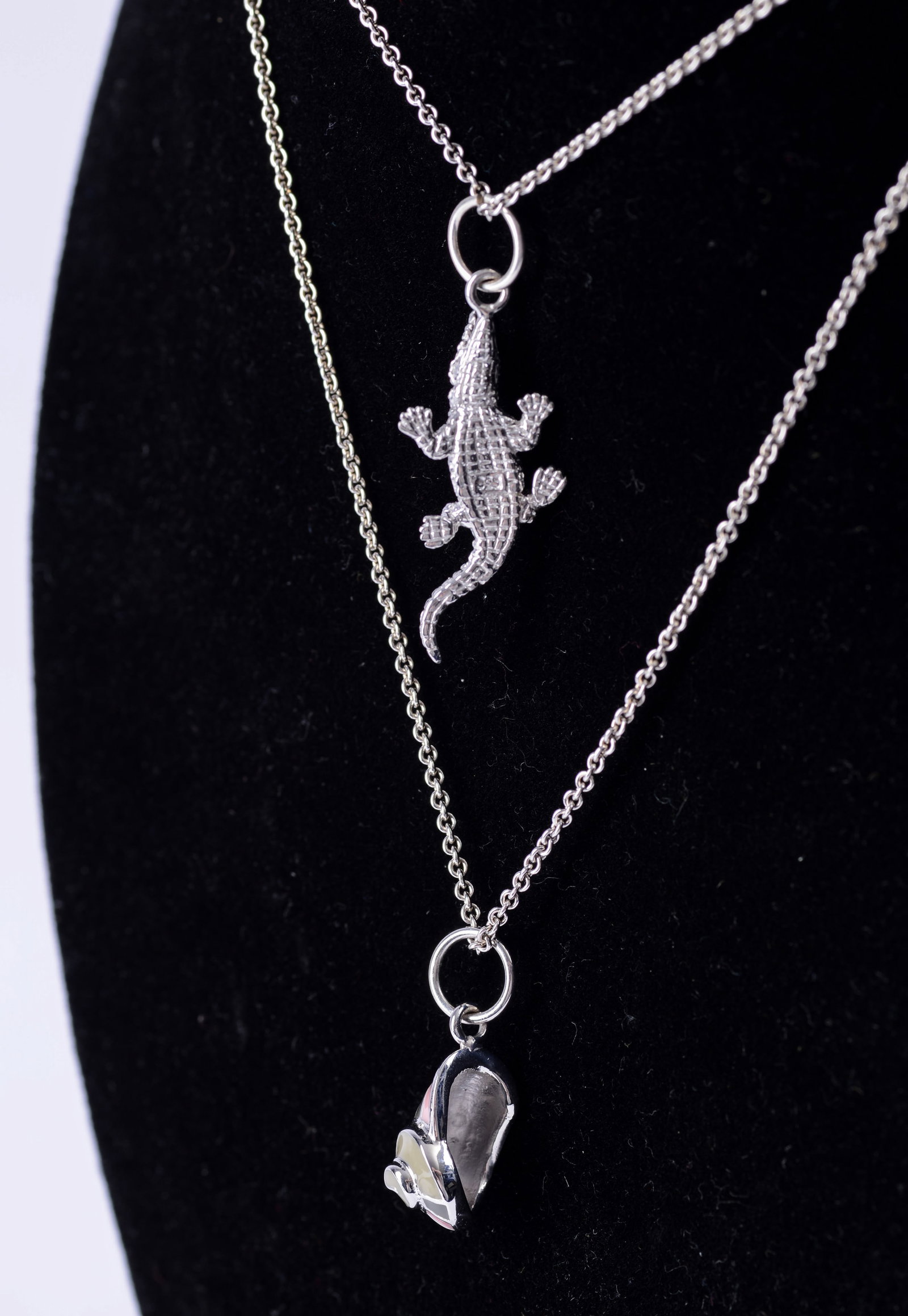 Two Two Sterling Necklaces. - 2