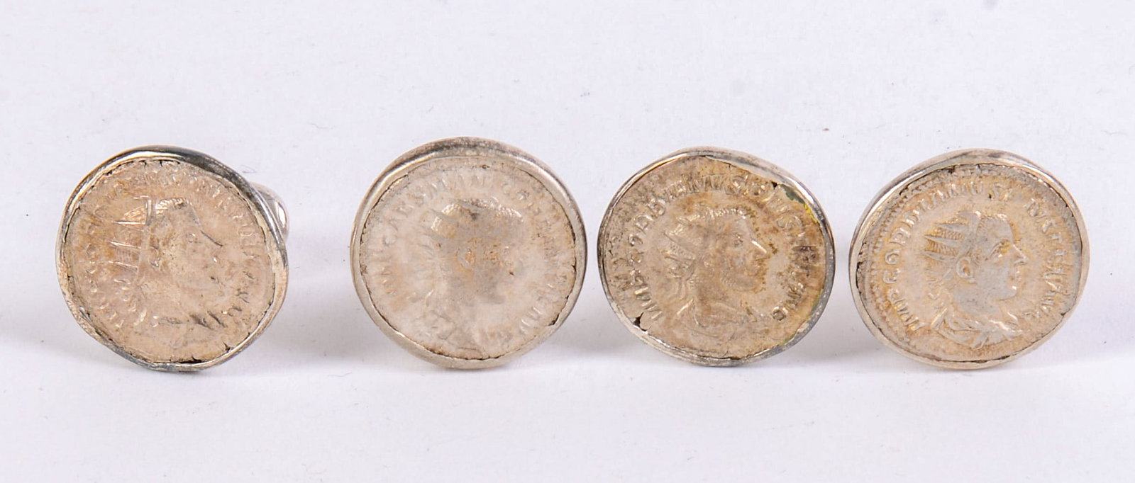 Four Ancient Coin Cufflinks. (1 of 4)