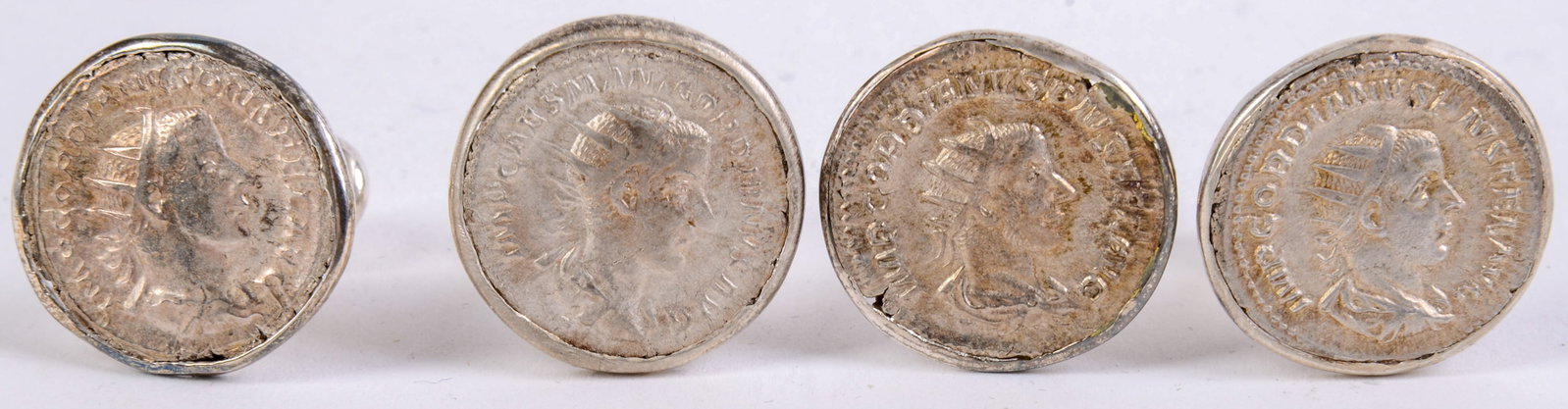 Four Ancient Coin Cufflinks. - 2
