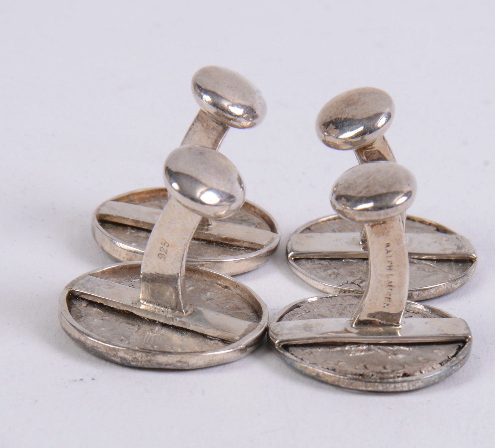 Four Ancient Coin Cufflinks. - 4