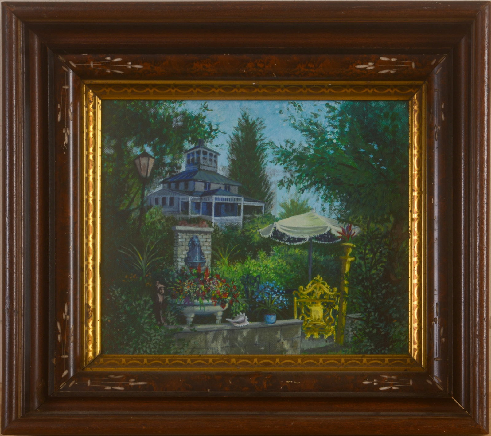 Painting of a Home and Gardens (1 of 2)