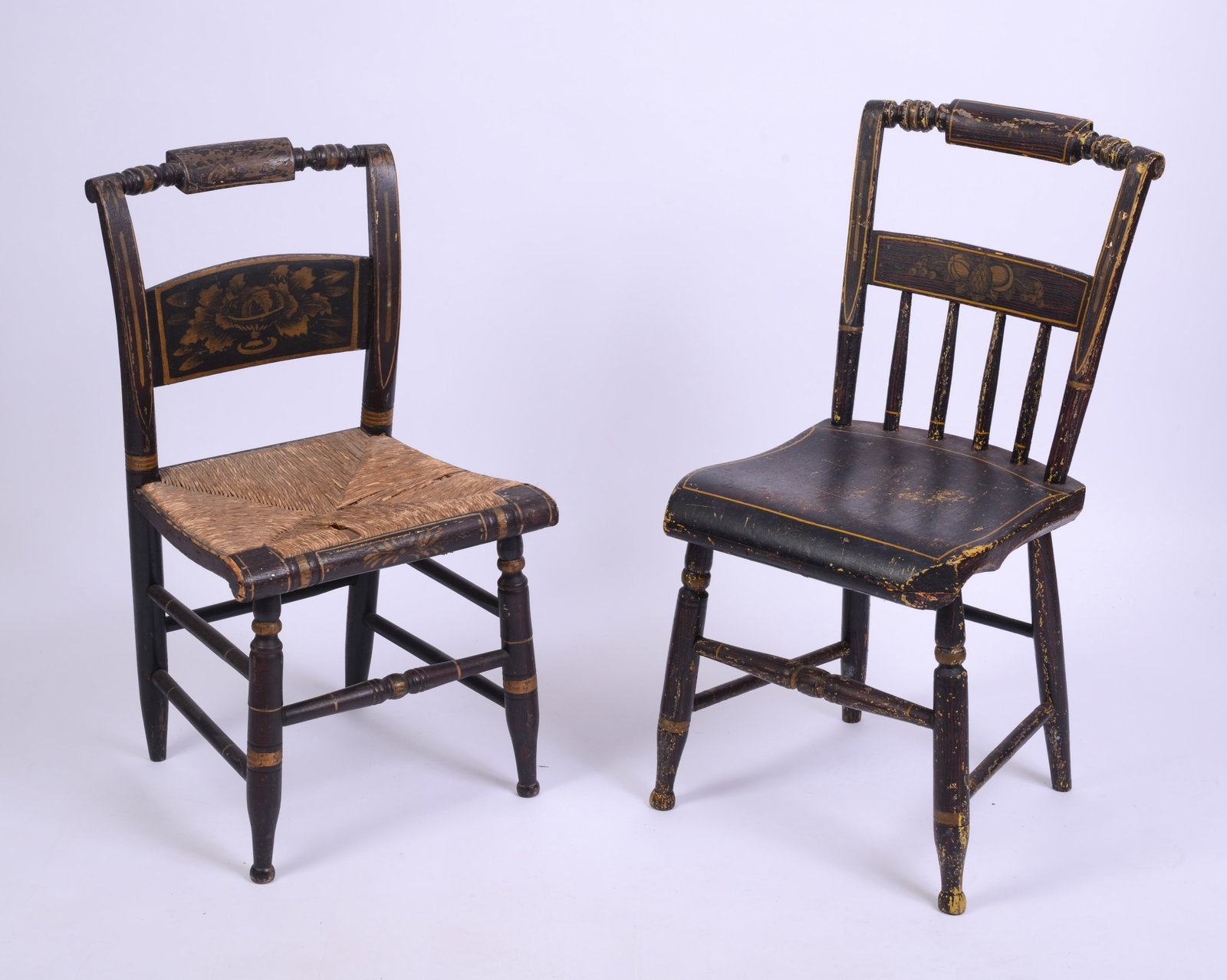 Two Children's Hitchcock Chairs. (1 of 3)