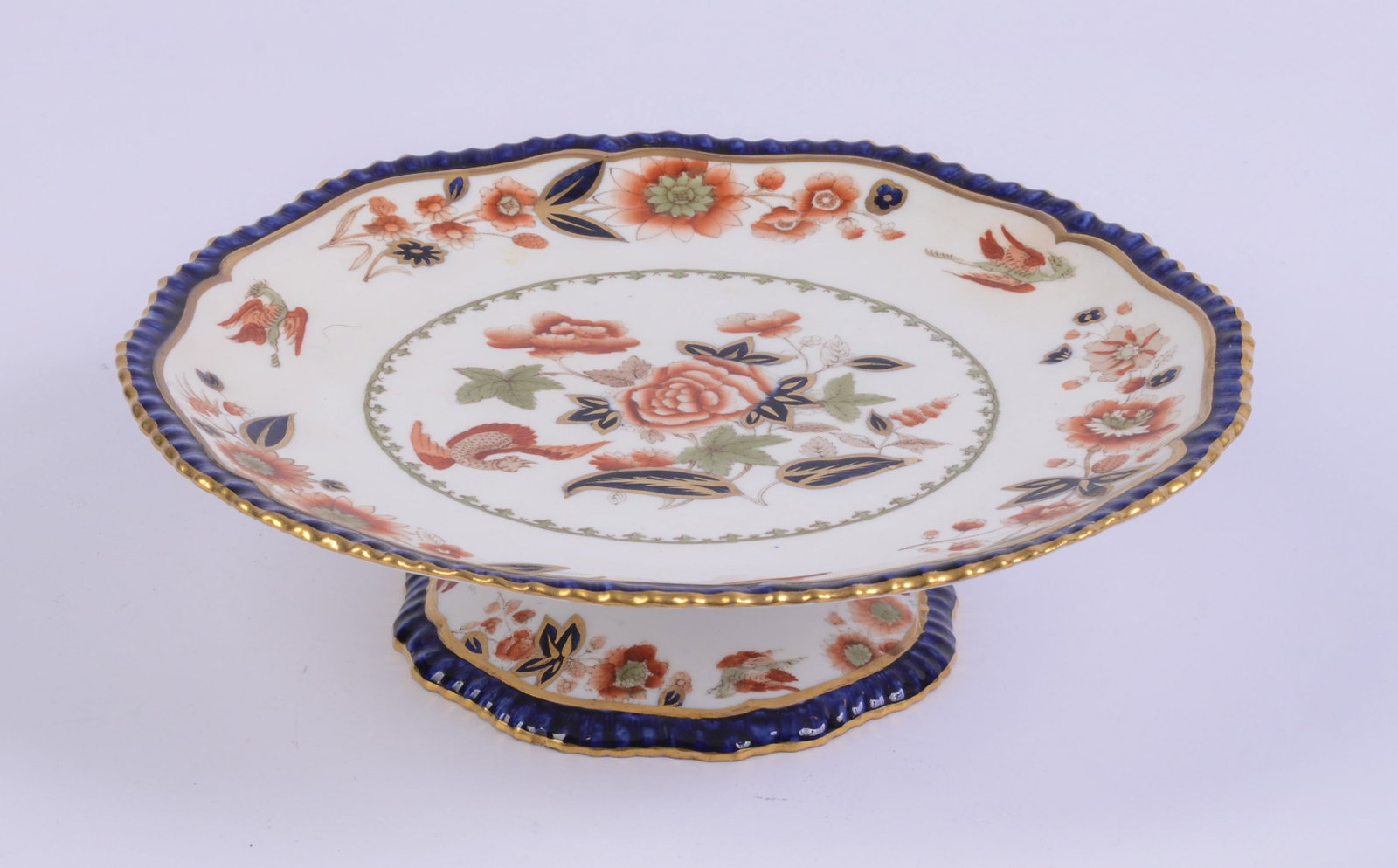 Copeland Spode Floral Decorated Cake Stand (1 of 3)