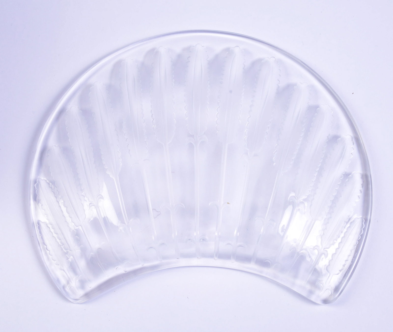 12 Lalique Side Plates Signed - 3