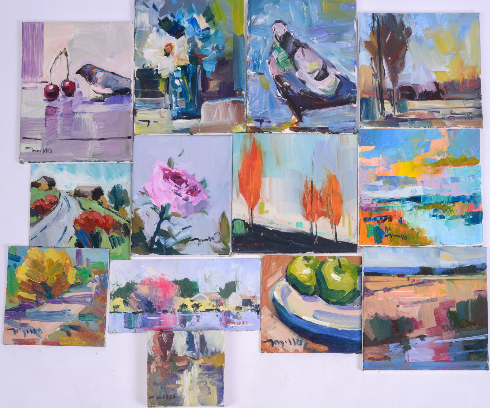 Jose Trujillo (b. 1982). Thirteen Paintings. (1 of 6)