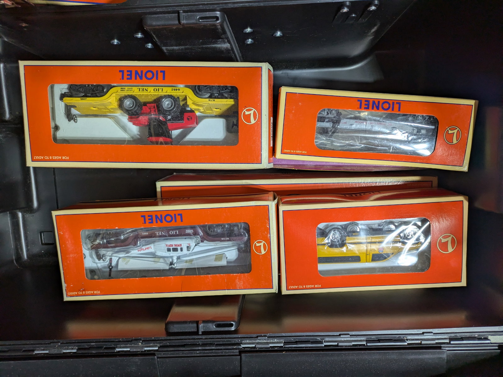 Two Lionel Pennsylvania 0-4-0 Locomotives, Car, and Track. (1 of 3)