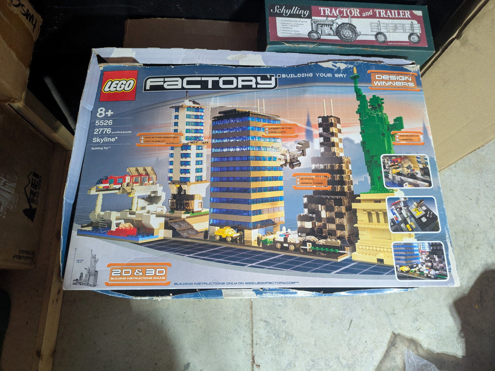 Lego Factory Kit.: Open box.