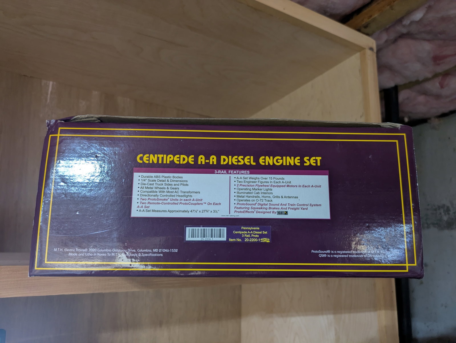 MTH Centipede A-A Diesel Engine Set. - 2