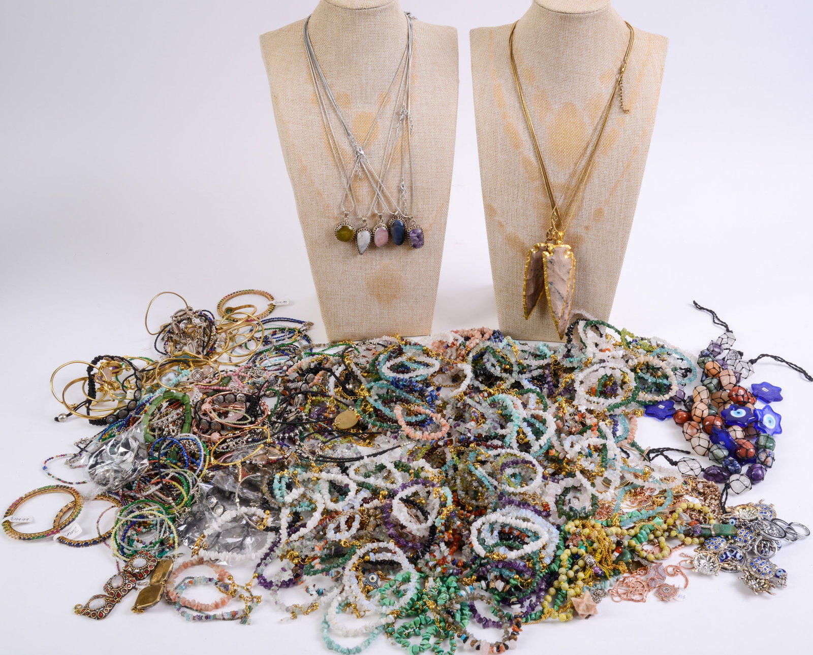 Large Bag of Costume Jewelry Bracelets and Necklaces.: Brand New