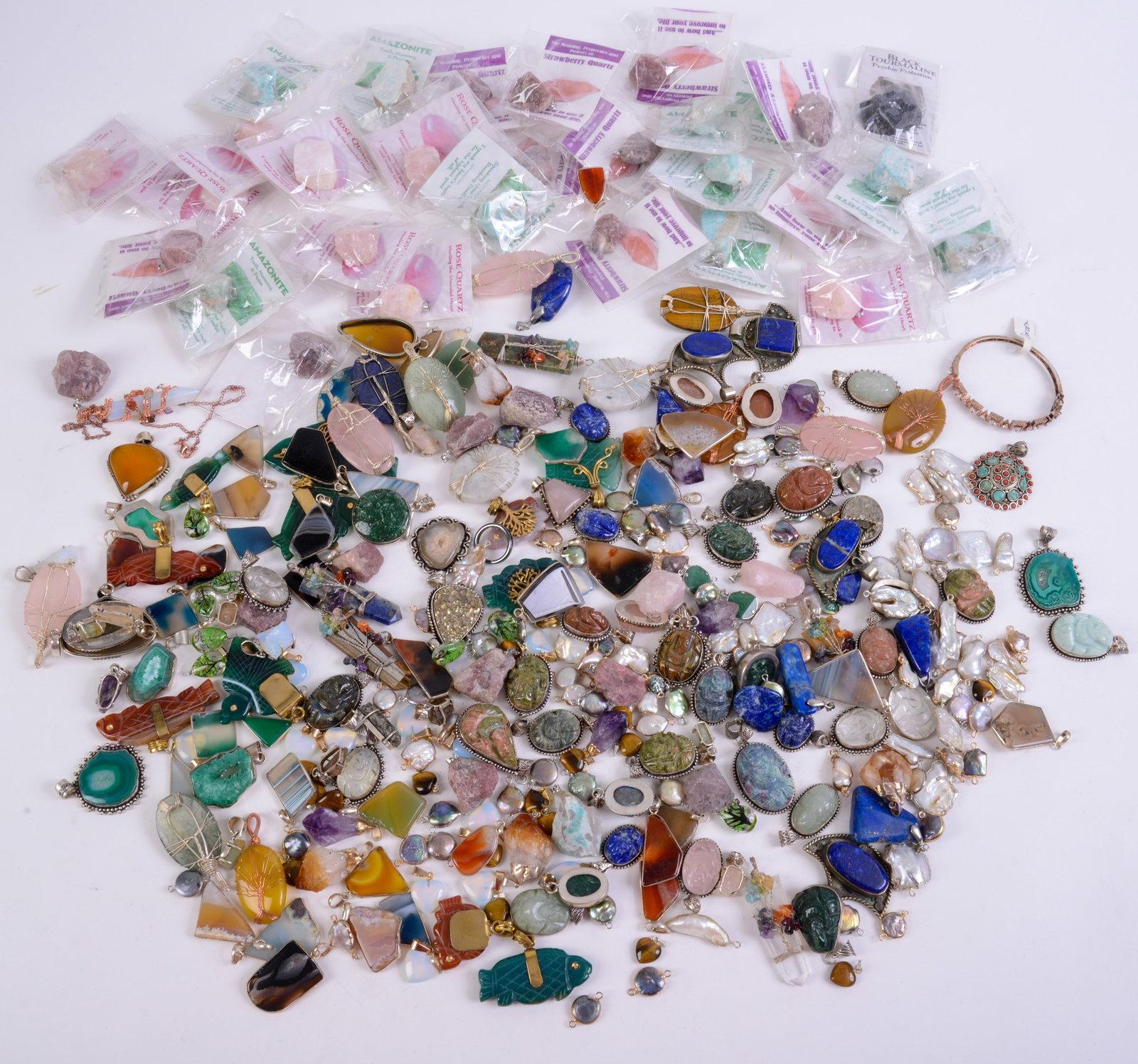 Large Bag of Costume Jewelry Pendants.: Brand new.