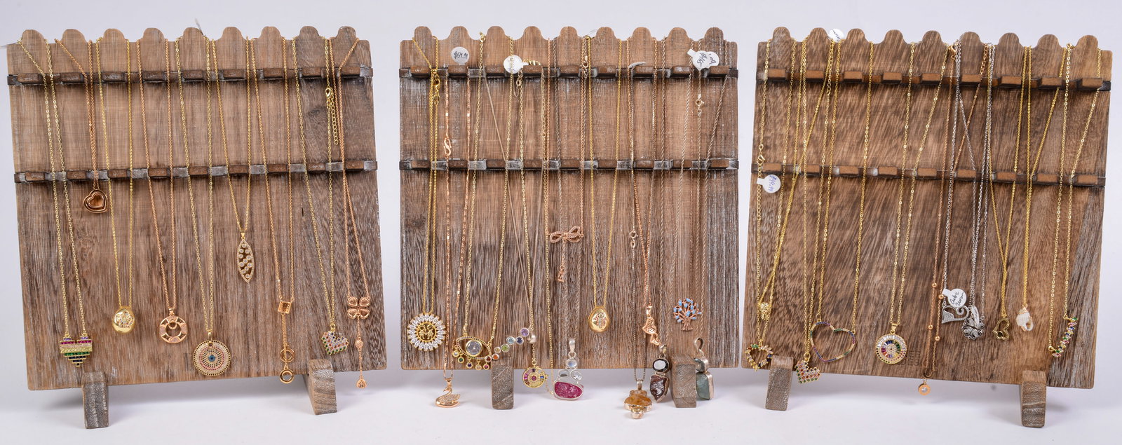 25+ Costume Jewelry Necklaces.: Stands included.