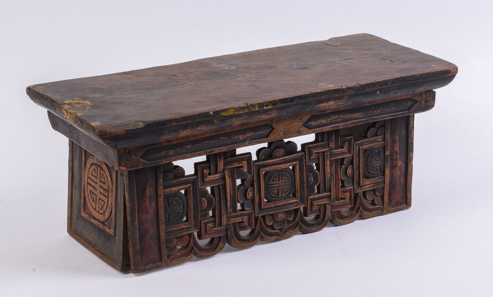 Tibetan Folding Altar.: 8 x 19 x 8 inches.