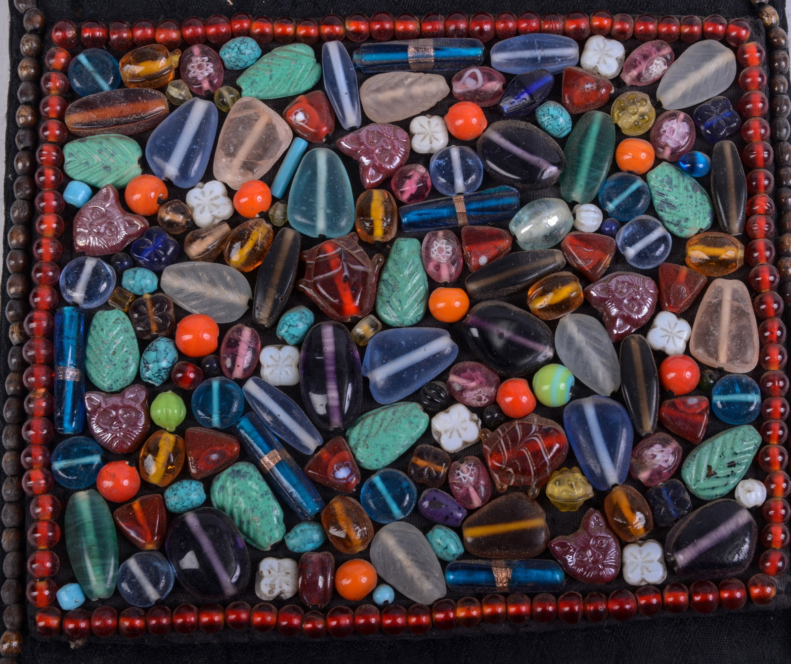 Tibetan Beaded Panel. - 2