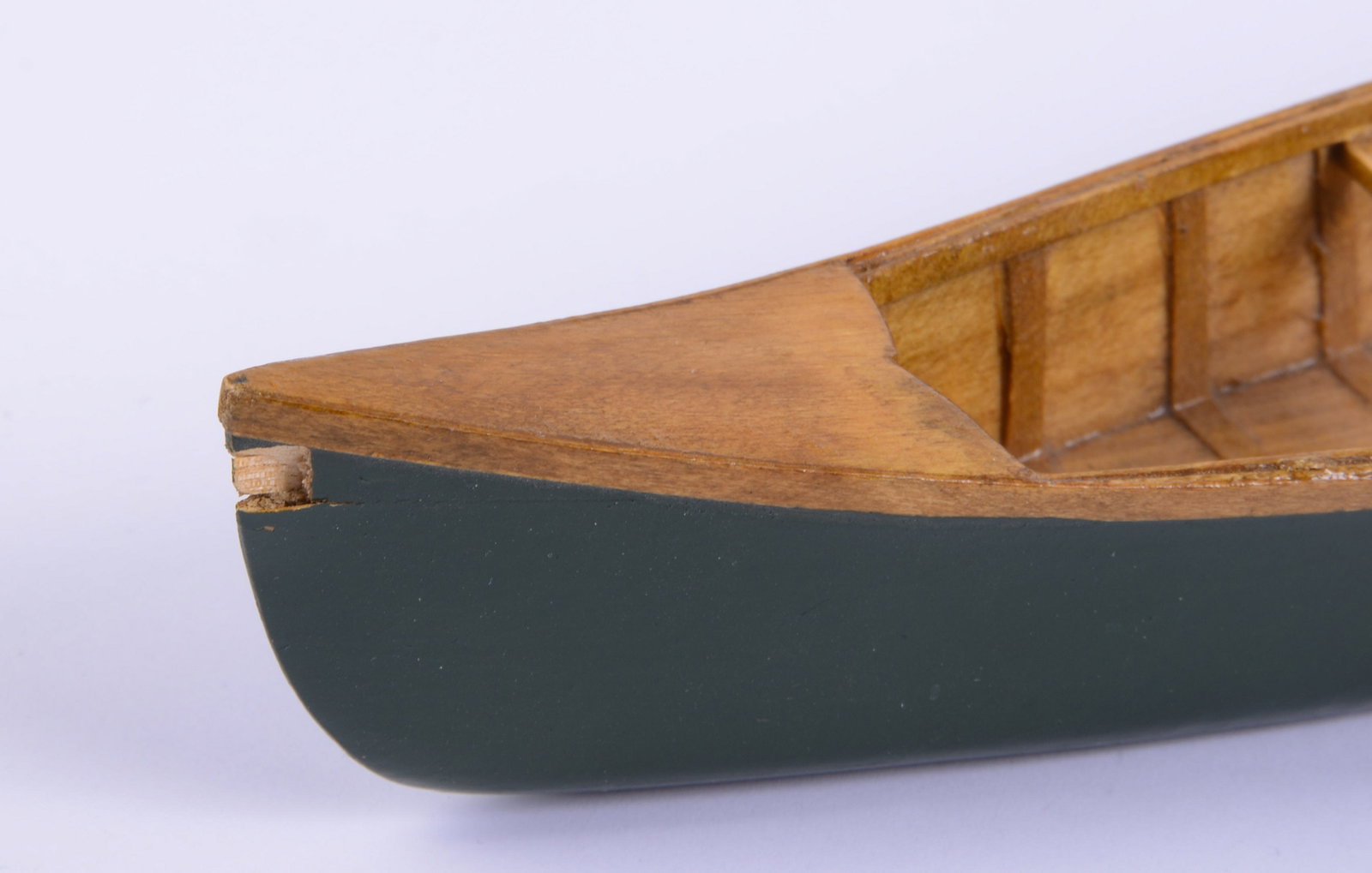 Salesman's Sample Canoe. - 2