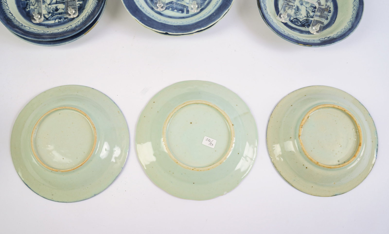 Twenty-three Assorted Canton Smaller Plates. - 4