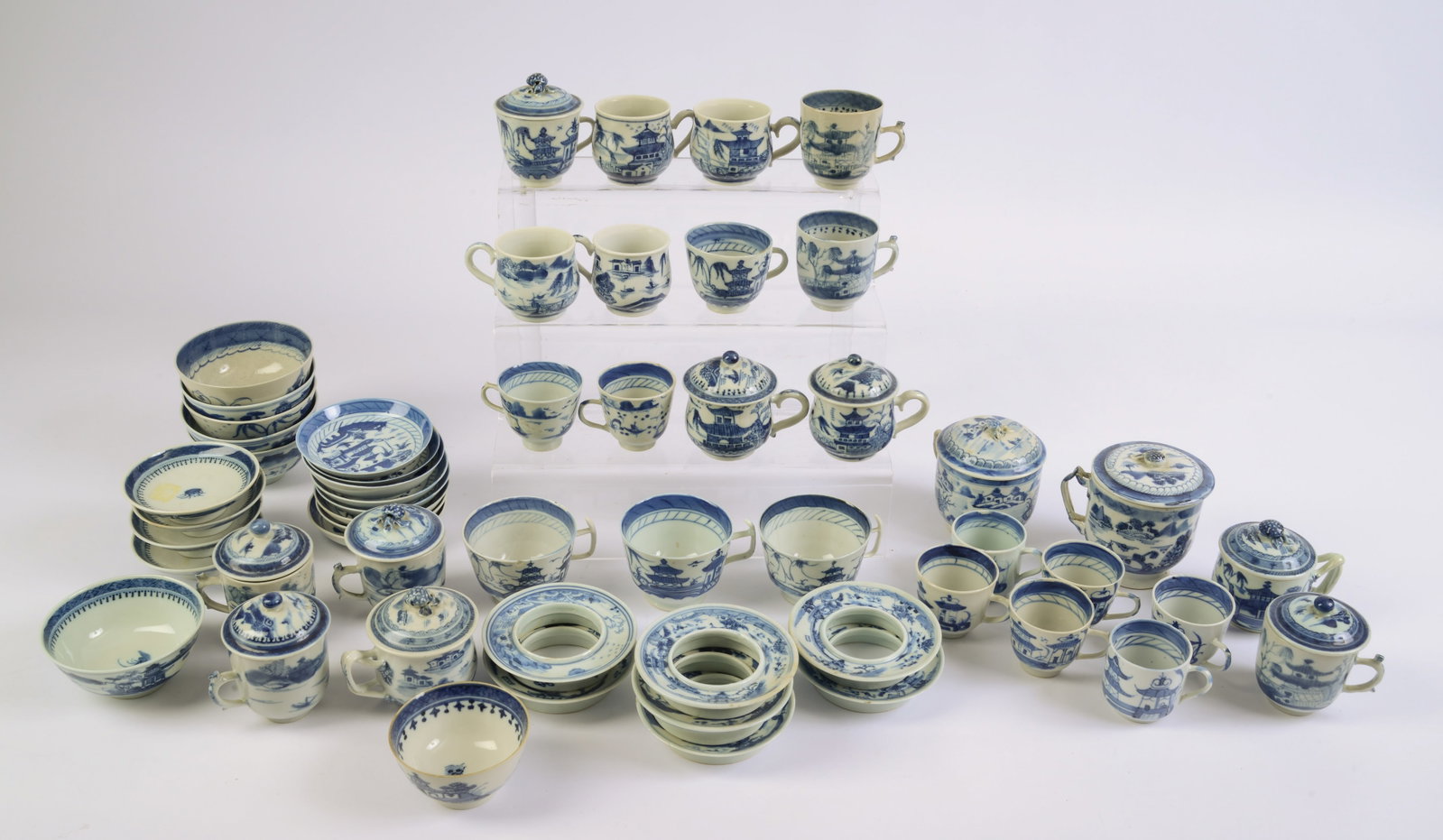 Group of Chinese Canton Porcelain. (1 of 7)