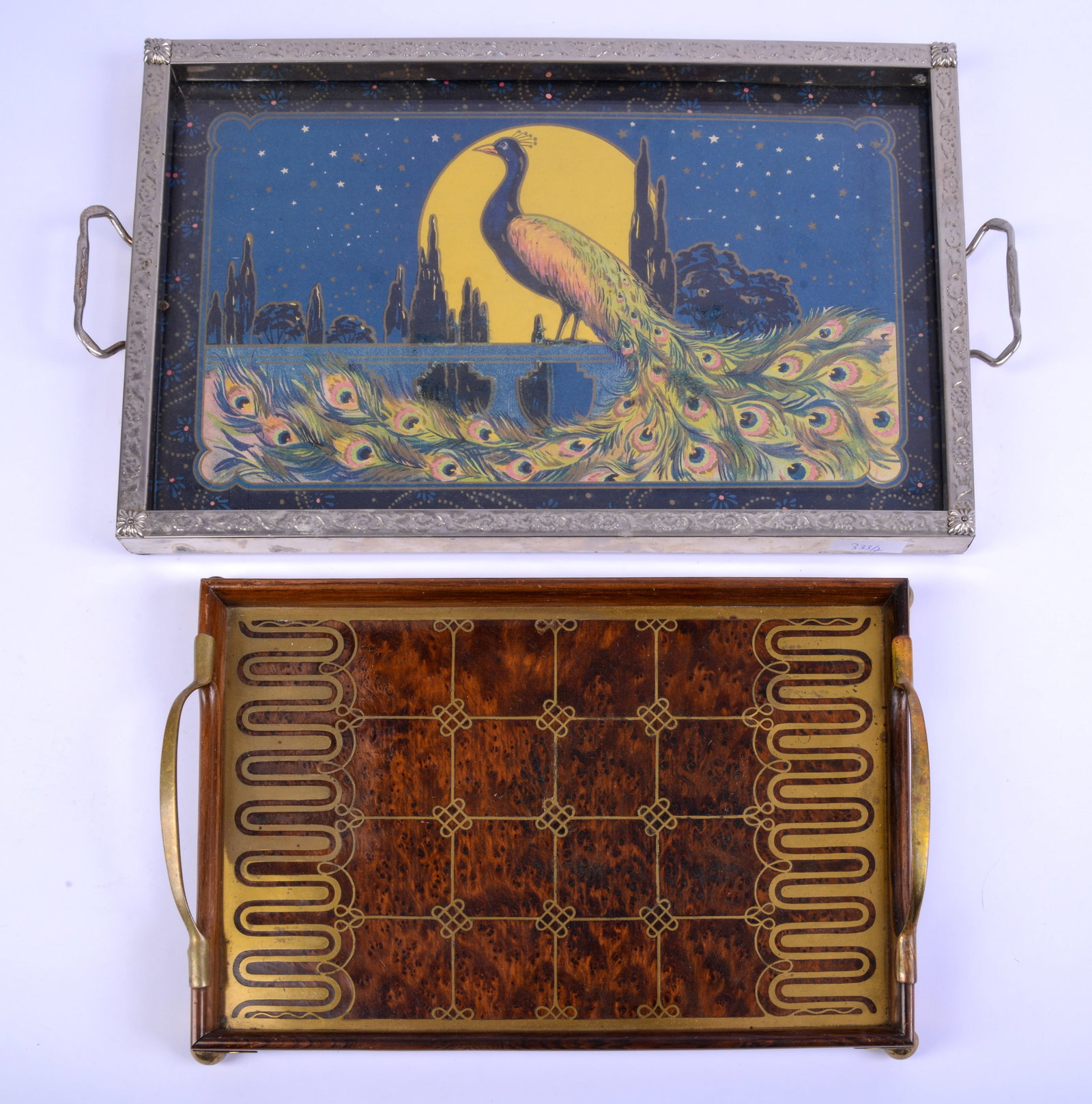 Two Art Deco Serving Trays - 3