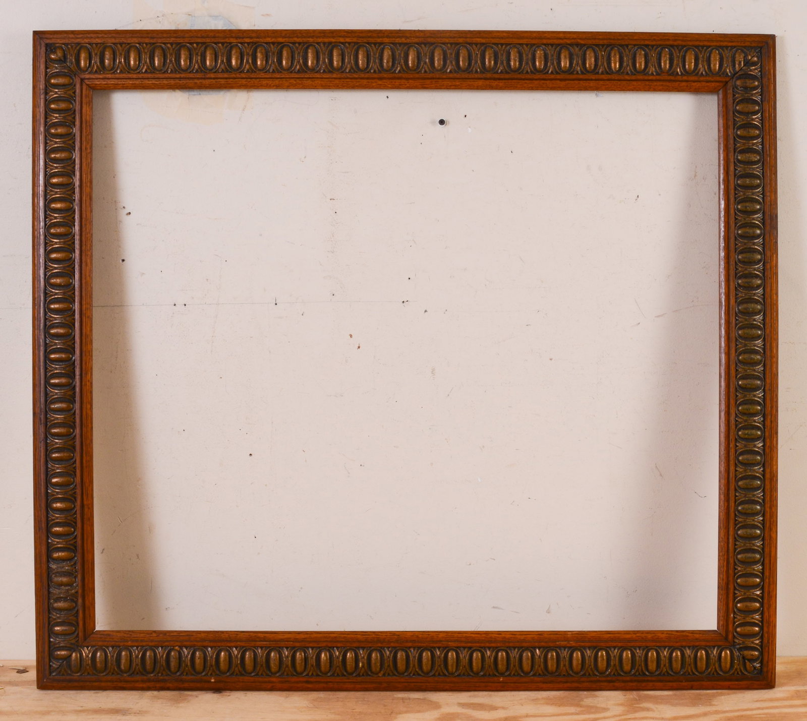 Carved Egg and Dart Frame.: Rabbet 26.25 x 30 inches, overall 31.5 x 35.5 inches.