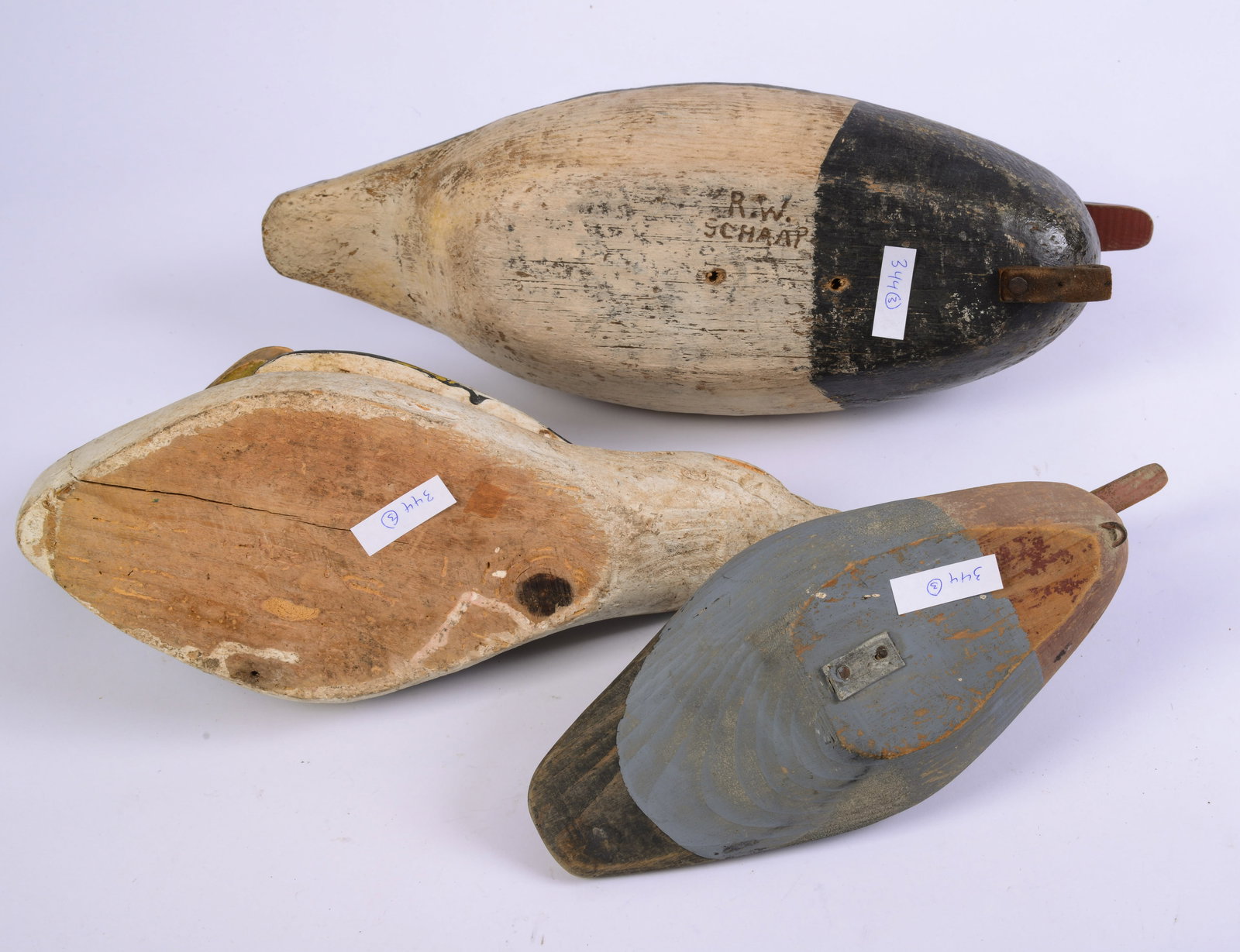 Three Carved Decoys - 2
