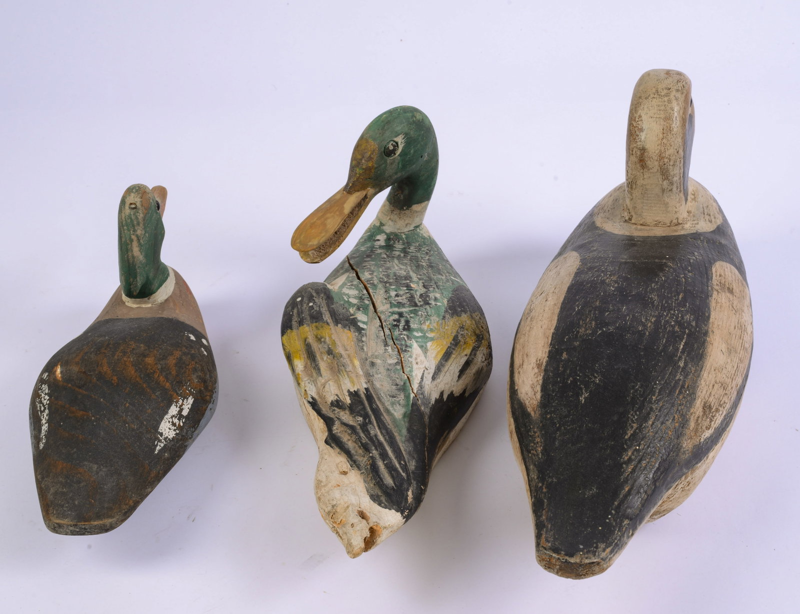 Three Carved Decoys - 3